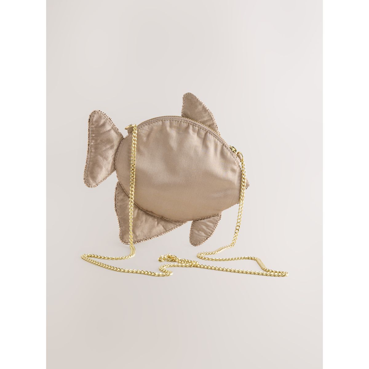 Mini sac en forme de poisson orné perles marron, NEXT