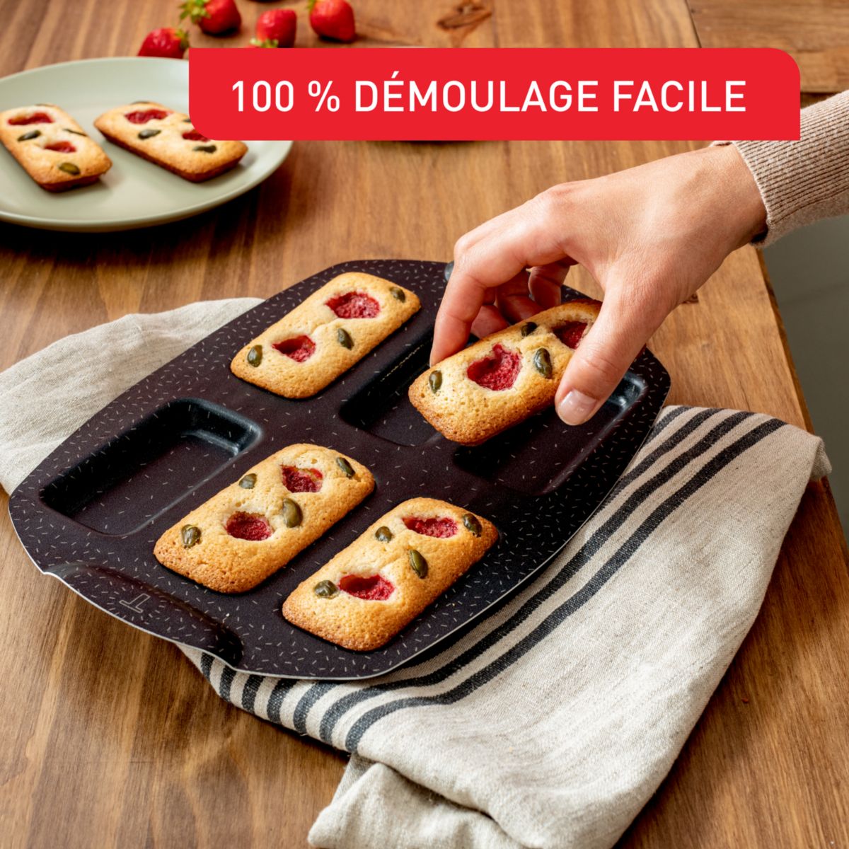 Moule à financier Perfectbake financiers noir, TEFAL