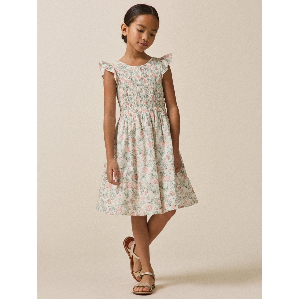 Robe  Garance - Collection Fêtes et Mariages imprimé helena, CYRILLUS