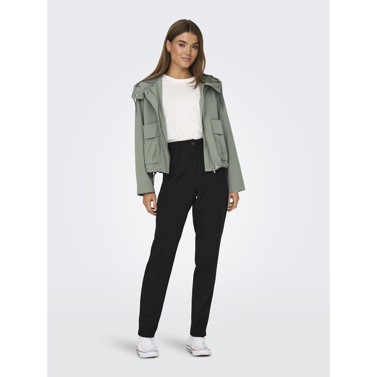 Parka Longue hedge green, ONLY