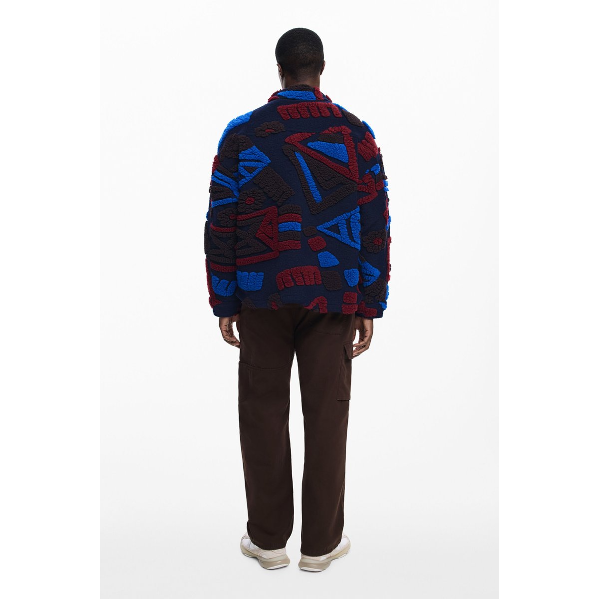 Veste ethnique à reliefs bleu, DESIGUAL