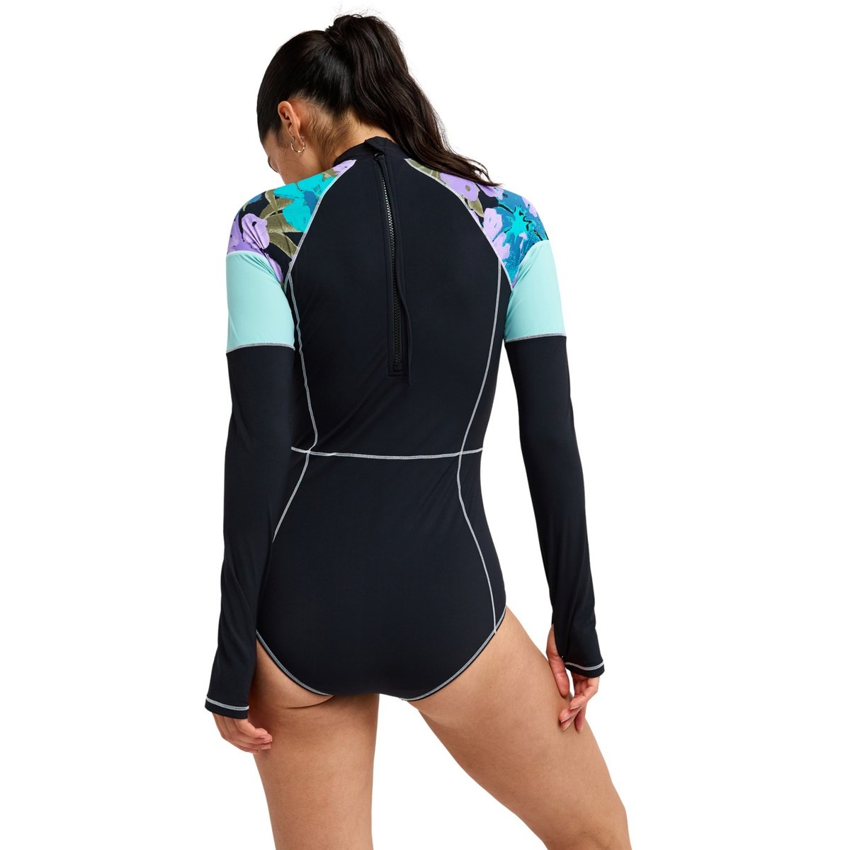 Maillot une pièce manches longues. violet viola golden gal s, ROXY