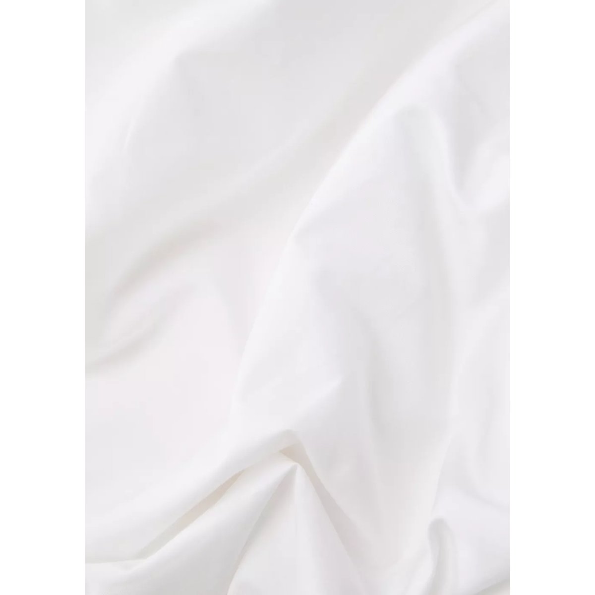 Housse de couette coton percale lit 200 cm blanc, MANGO HOME