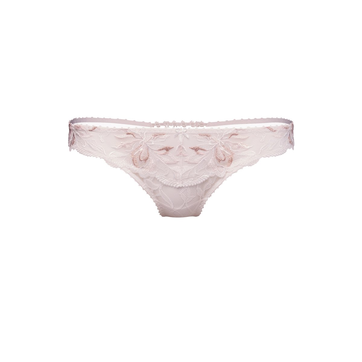 Culotte echancree mini-coeur Encre de Chine blanc, AUBADE