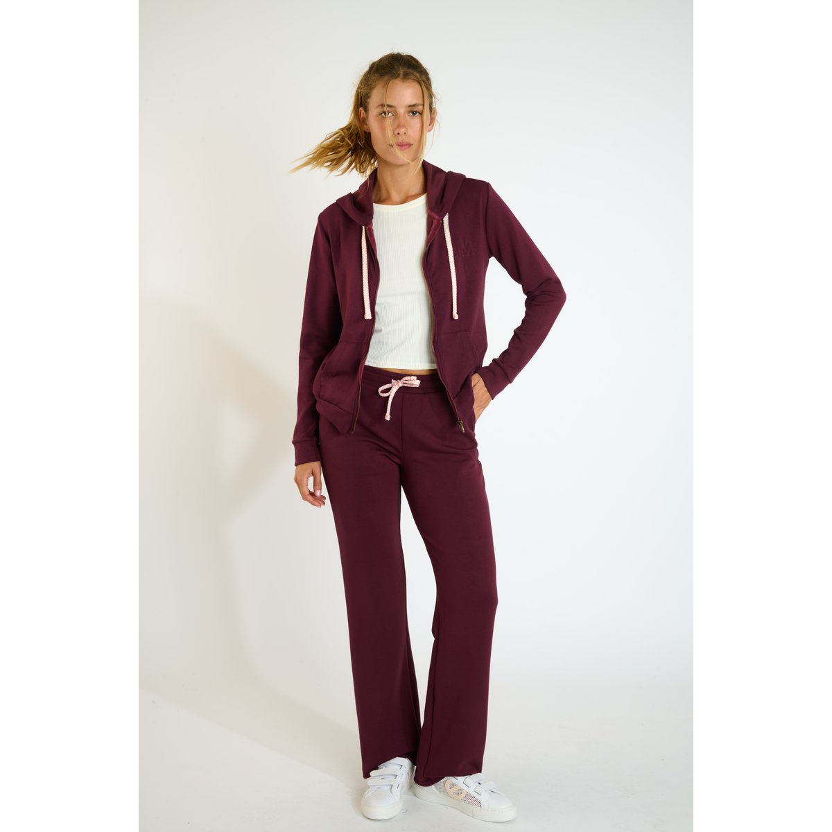 Pantalon Flowega - BAYJOY bordeaux, BANANA MOON