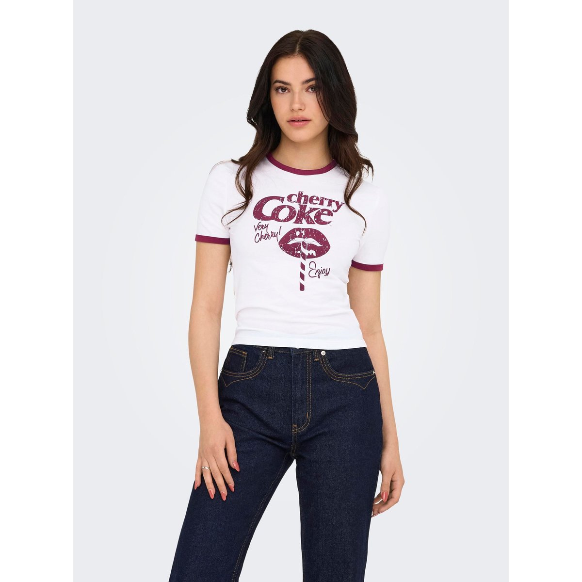 T-Shirt cloud dancer, ONLY