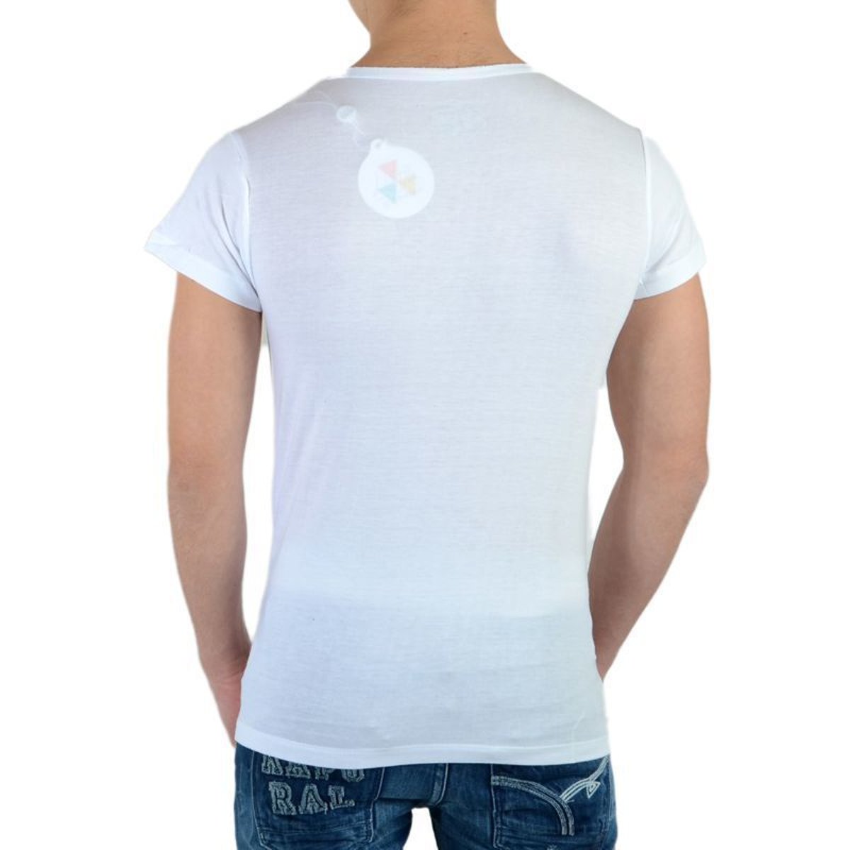 Tee Shirt Wiz Bowie SS Mixte blanc, LITTLE ELEVENPARIS