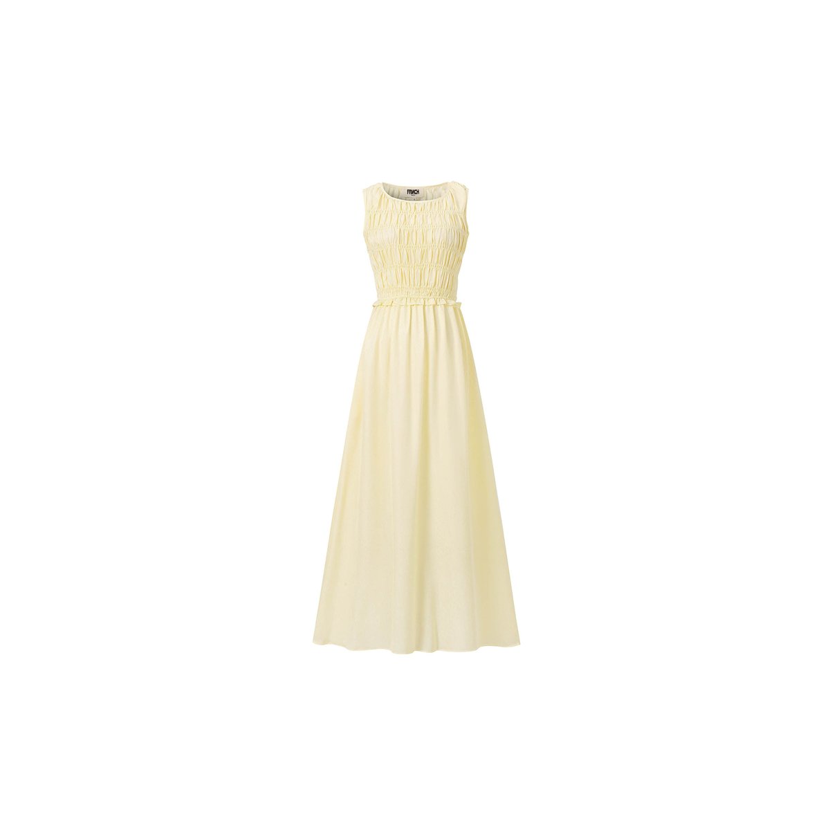 Robe longue VASA jaune beurre, FRNCH