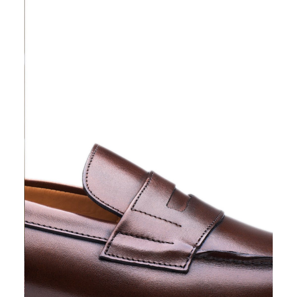 Mocassins cuir COLLEGE 1986 marron foncé, FINSBURY