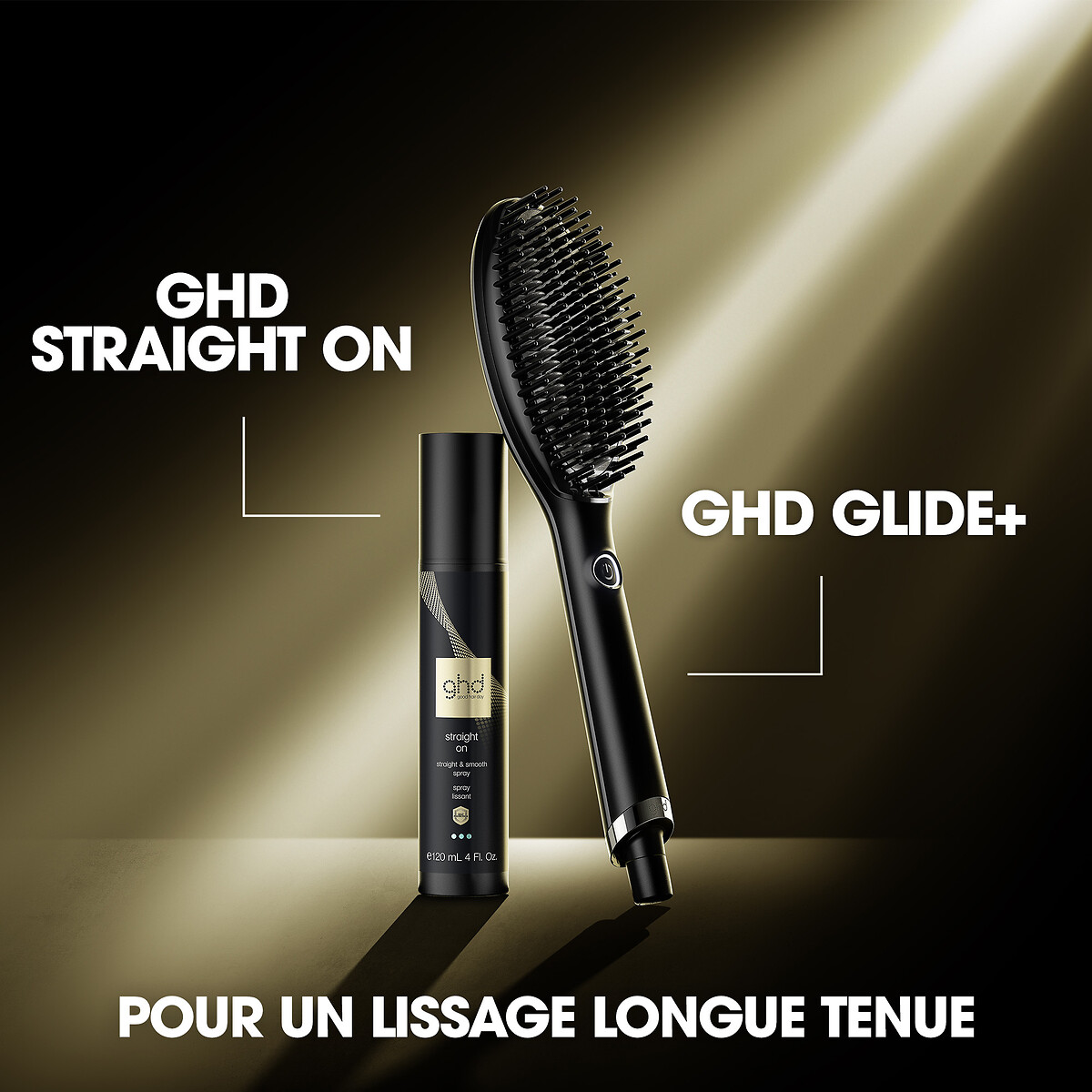 Brosse lissante ghd Glide + noir, GHD