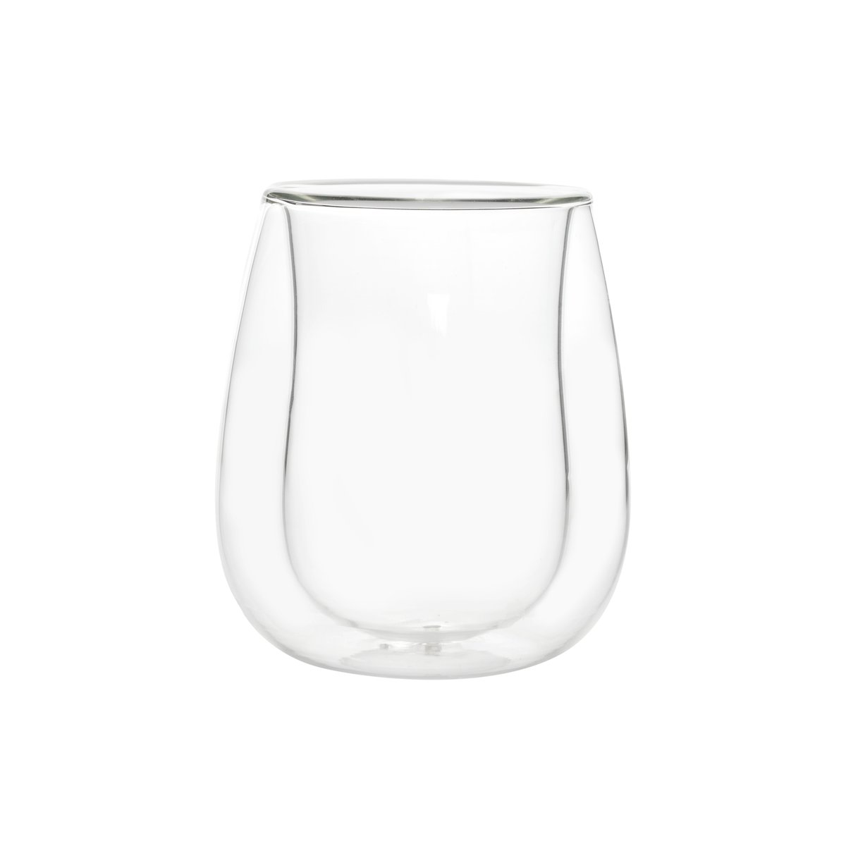 Lot de 2 verres double paroi, OMAGIO transparent, COSY&TRENDY