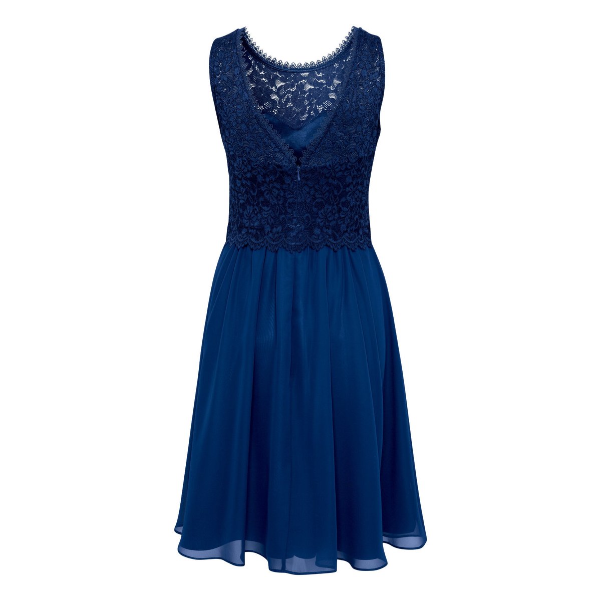 Robe de soirée en dentelle festival blue, VERA MONT