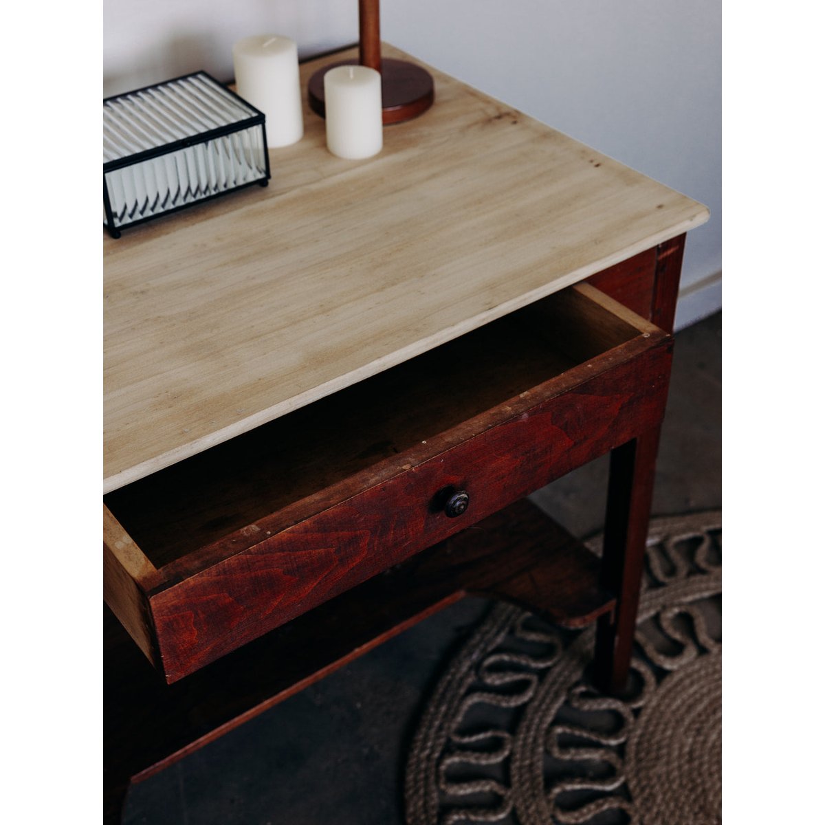 Coiffeuse en bois Louise N°128 - Bon état bois, DEBONGOUT