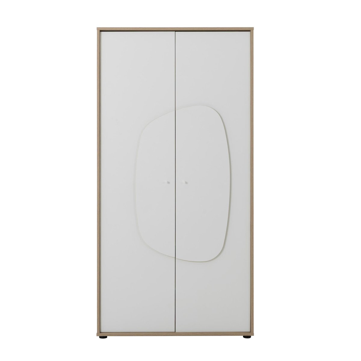 Armoire 2 portes BASILE beige, GALIPETTE
