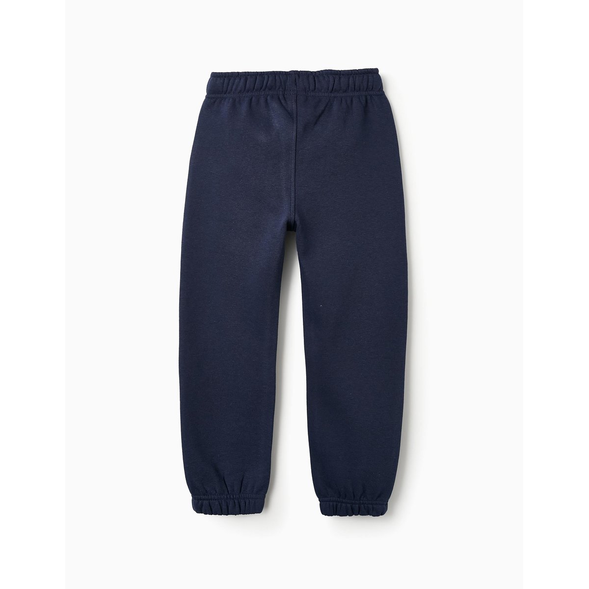 Lot de 2 pantalons de jogging avec doublure en coton peigné bleu foncé, ZIPPY
