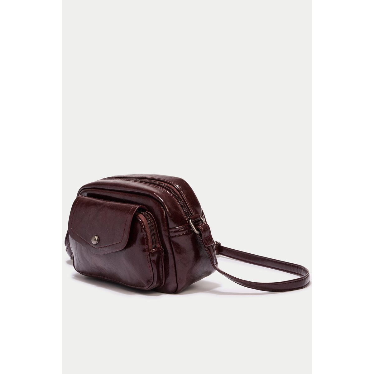 Sac aspect daim bordeaux, CACHE CACHE