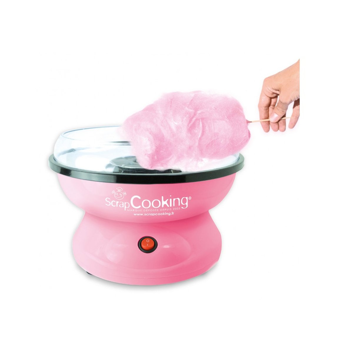 Atelier barbe à papa rose, SCRAPCOOKING