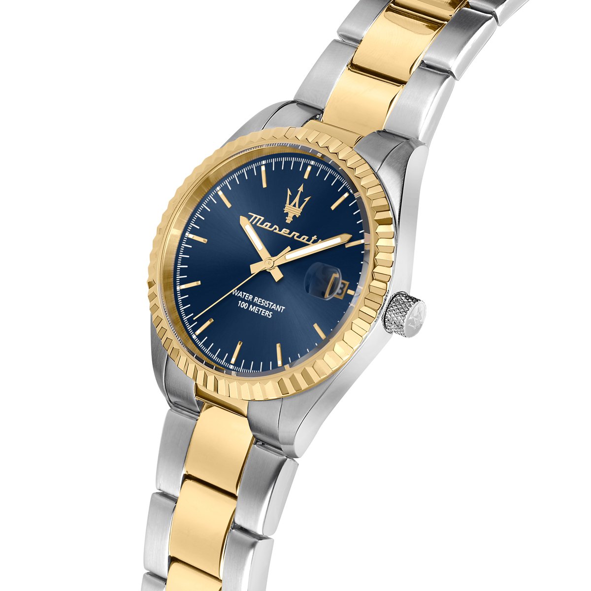 Montre Analogique  COMPETIZIONE argenté bleu argenté, MASERATI