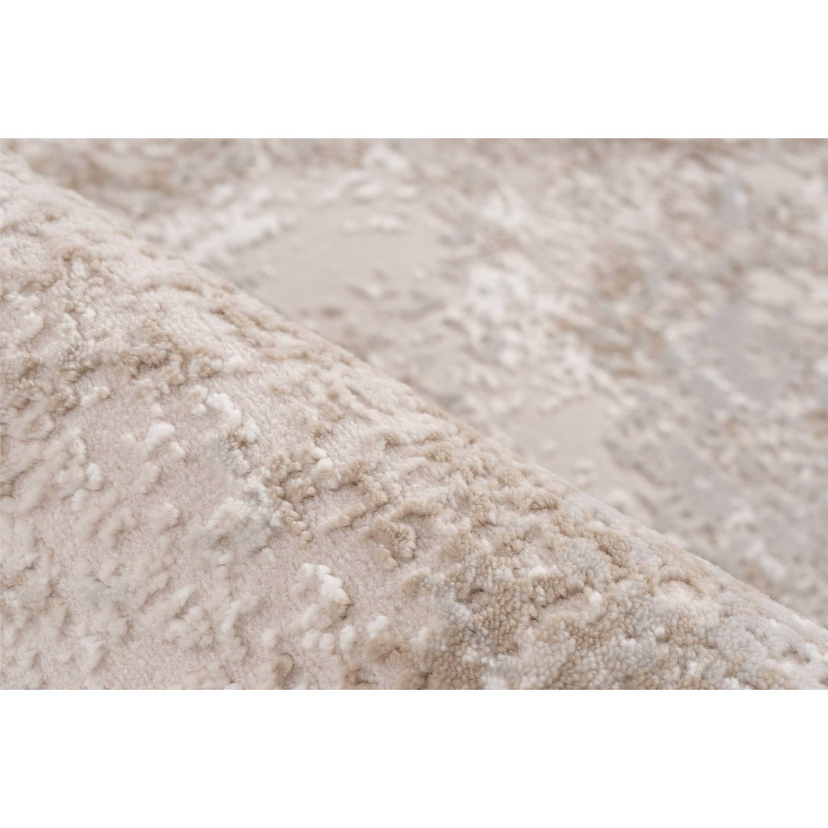 Tapis à poils courts beige sable chiné clair, ARTE ESPINA
