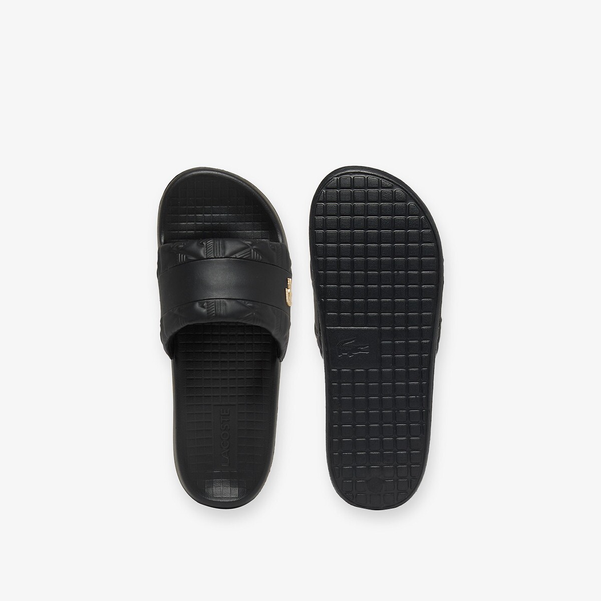 Slide Hybrid Sliders black, LACOSTE