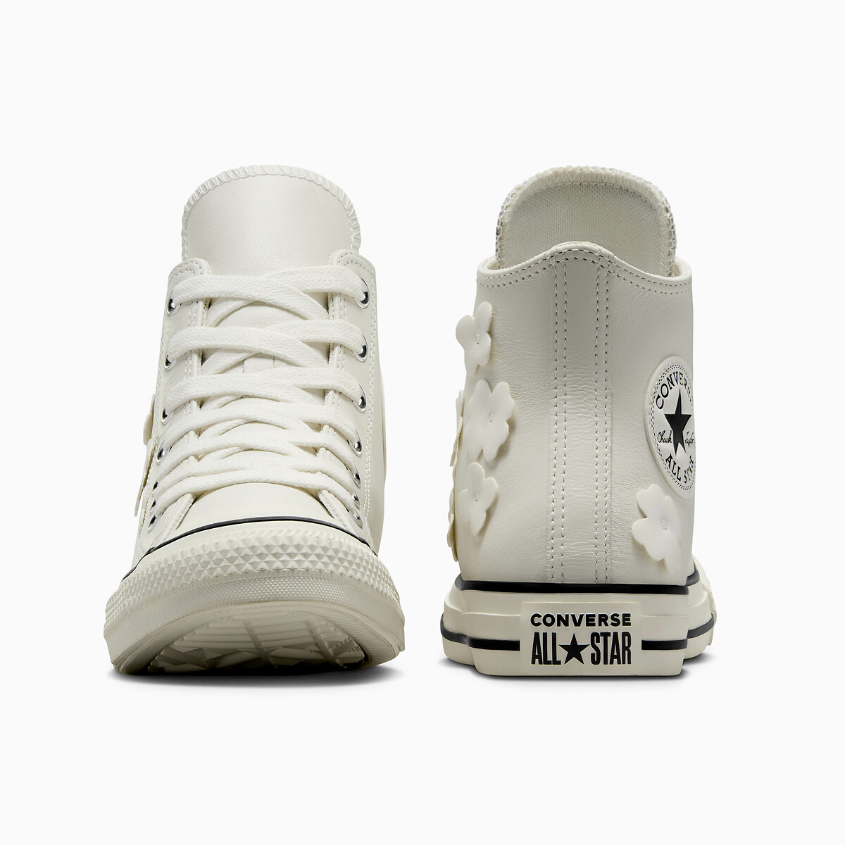 All Star Hi Metallic Ballet Trainers in Leather ecru , CONVERSE