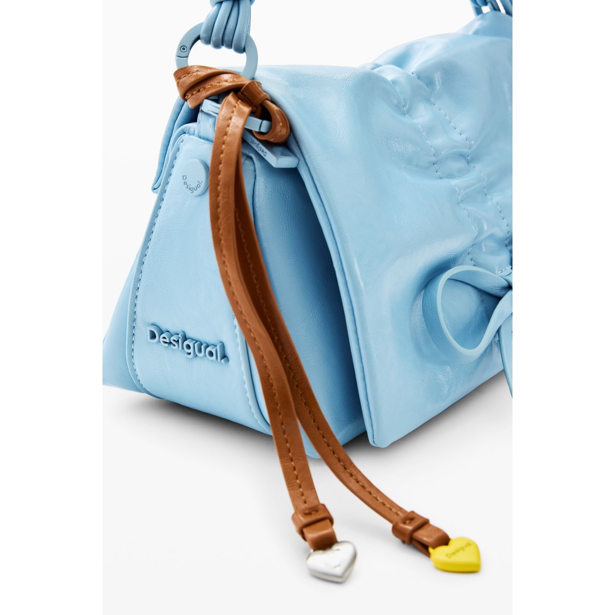 Sac nœud brillant bleu, DESIGUAL