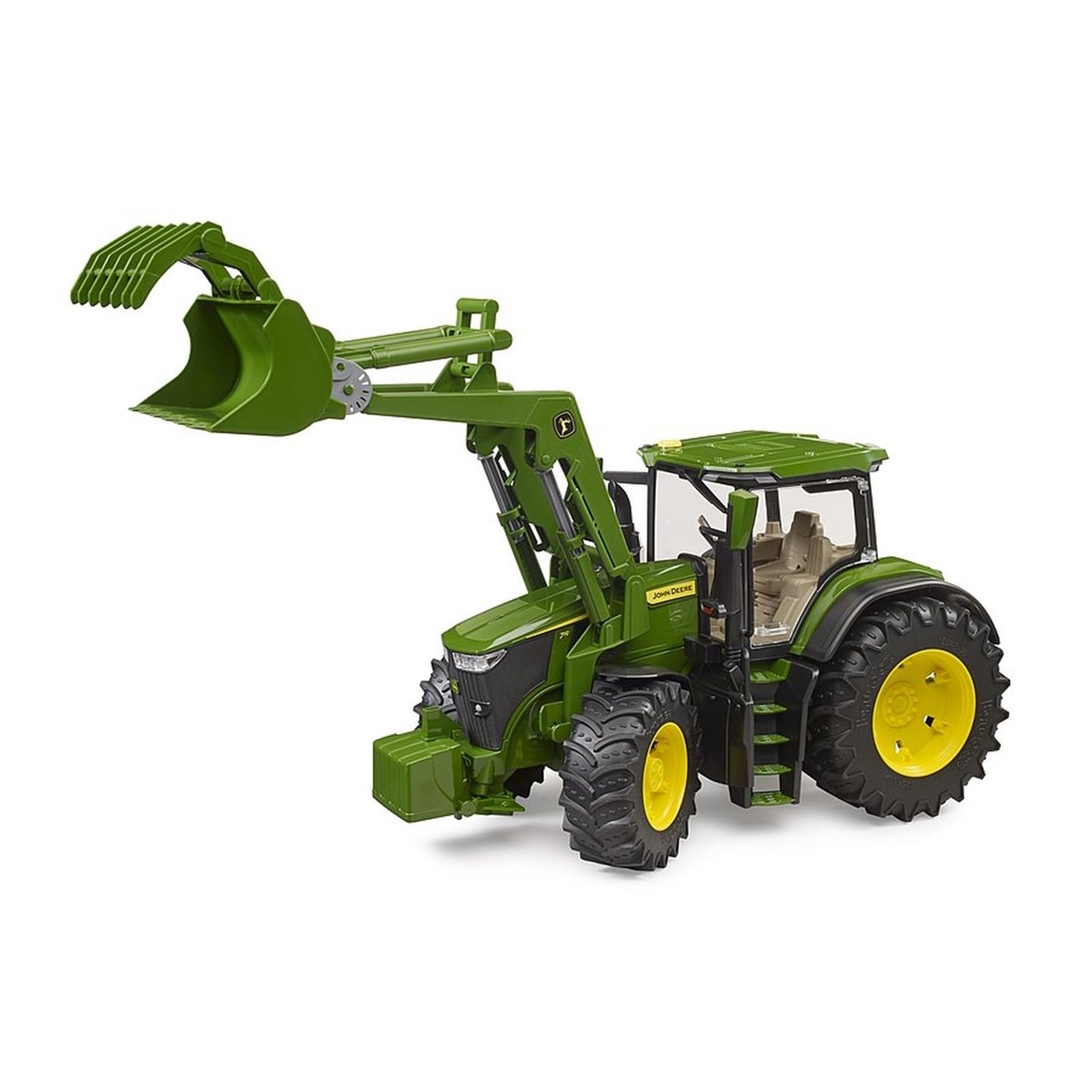 John Deere 7R avec chargeur avant vert, BRUDER