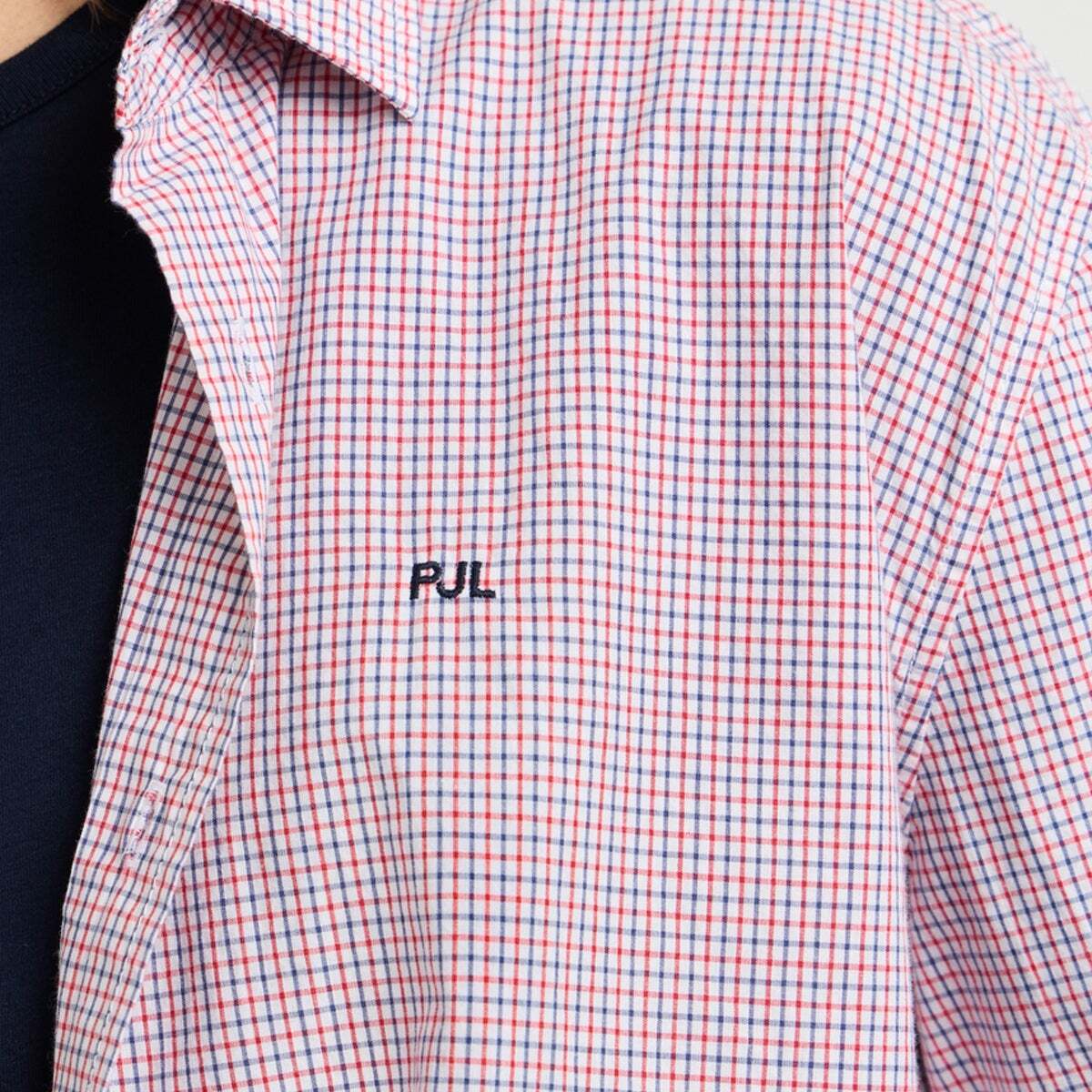 Chemise Coupe Casual À Carreaux En Popeline blanc, PEPE JEANS