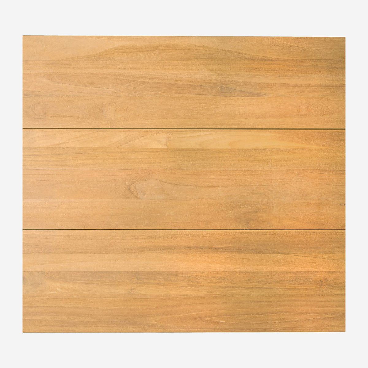 Table basse de jardin en teck massif FIGARI naturel clair, HABITAT