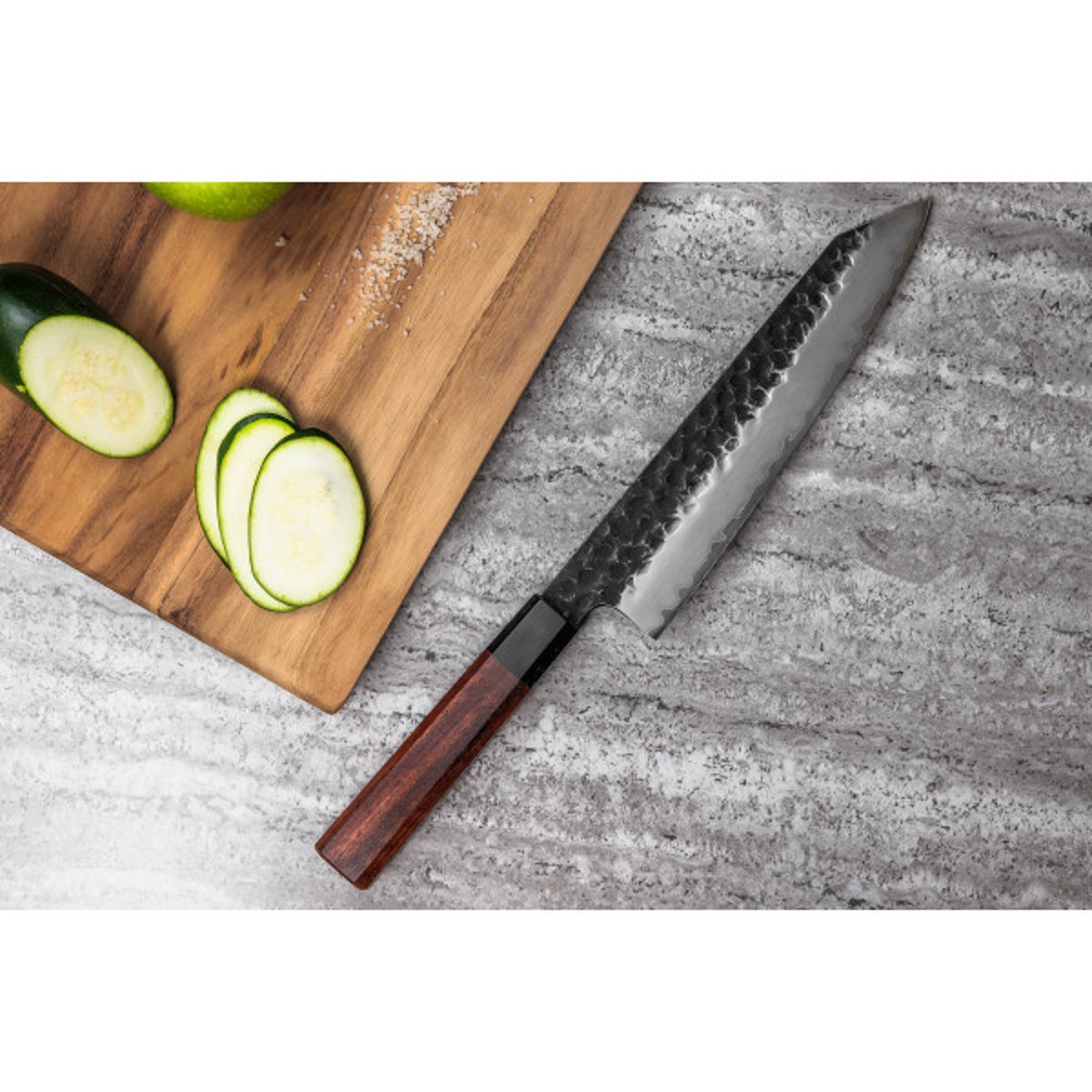 Set 2 couteaux Sequoia San Mai office et chef v002237, SAYUTO