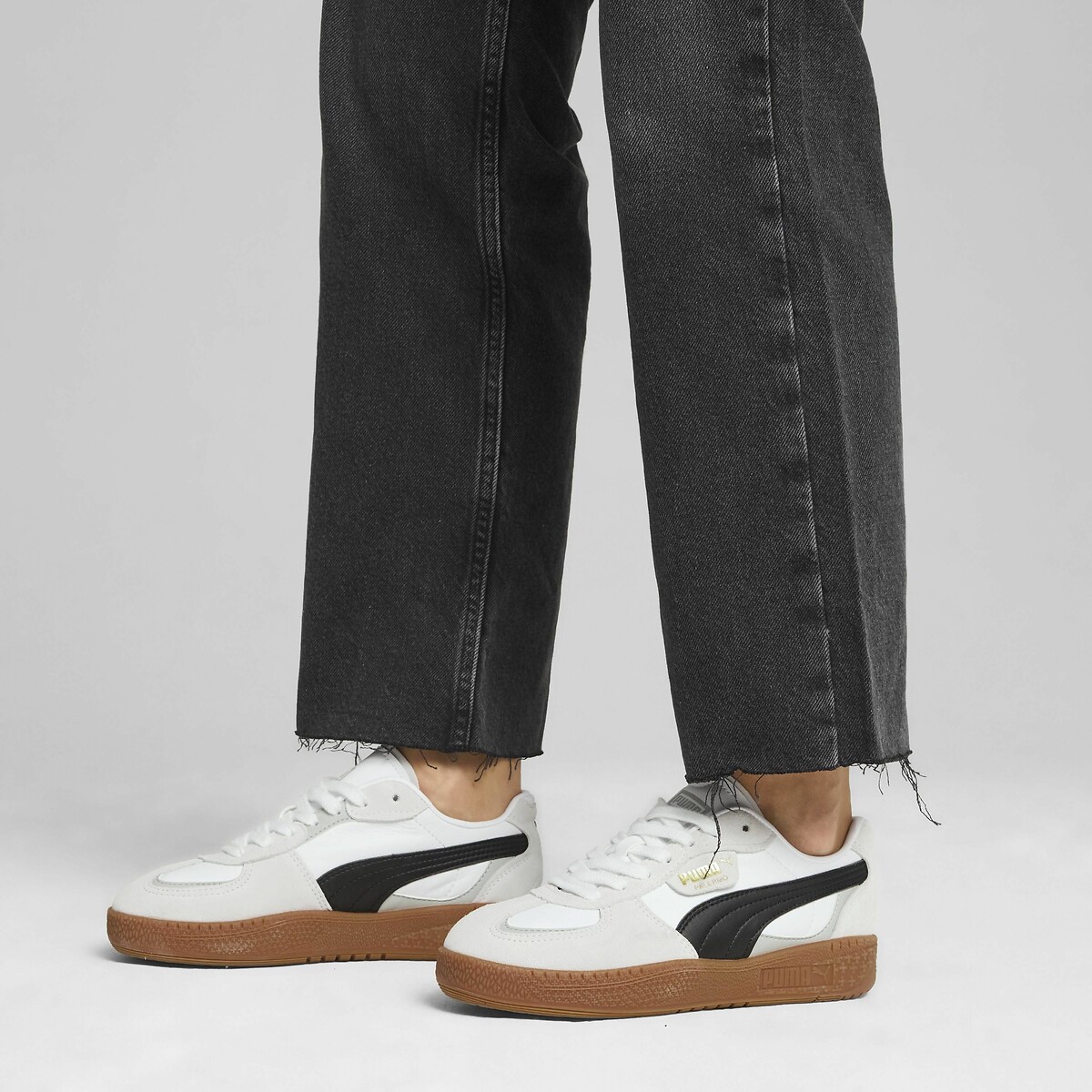 Sneakers Palermo Moda wit/zwart, PUMA