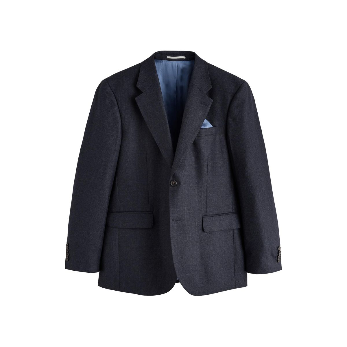 Veste de costume croisée en laine/cachemire signature bleu marine, NEXT