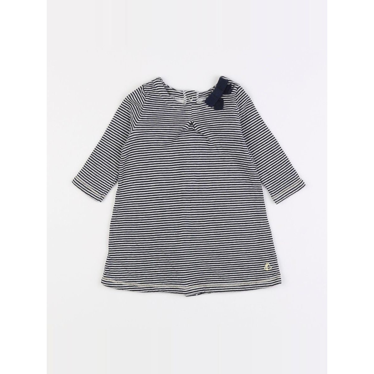 Robe - Très bon état blanc, bleu, PETIT BATEAU