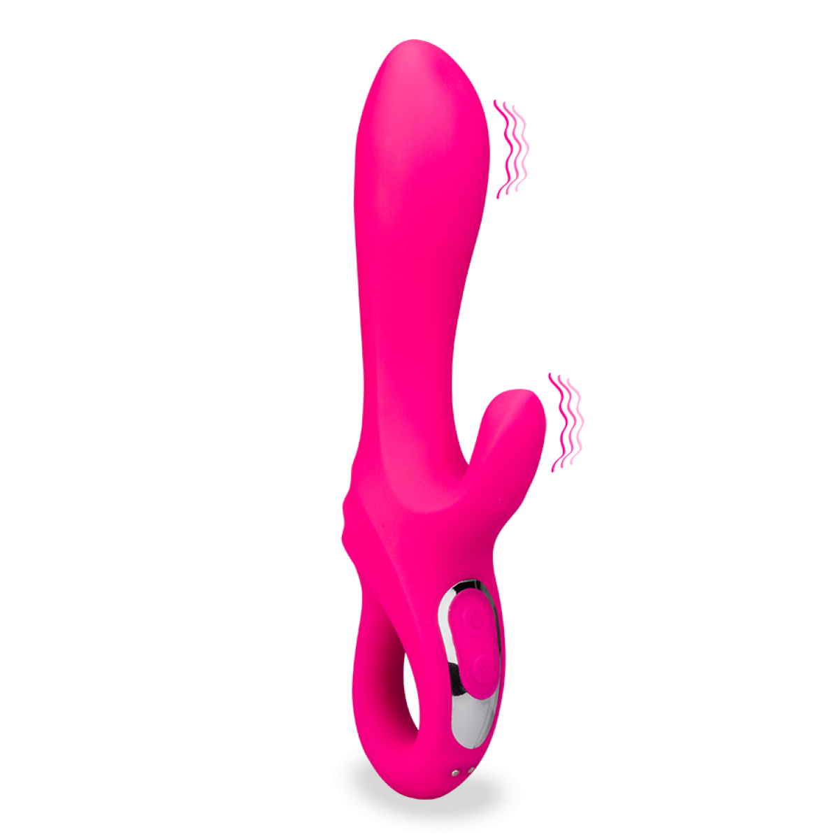 Vibromasseur puissant rabbit confort et plaisir Romance fuchsia, LOVE AND VIBES