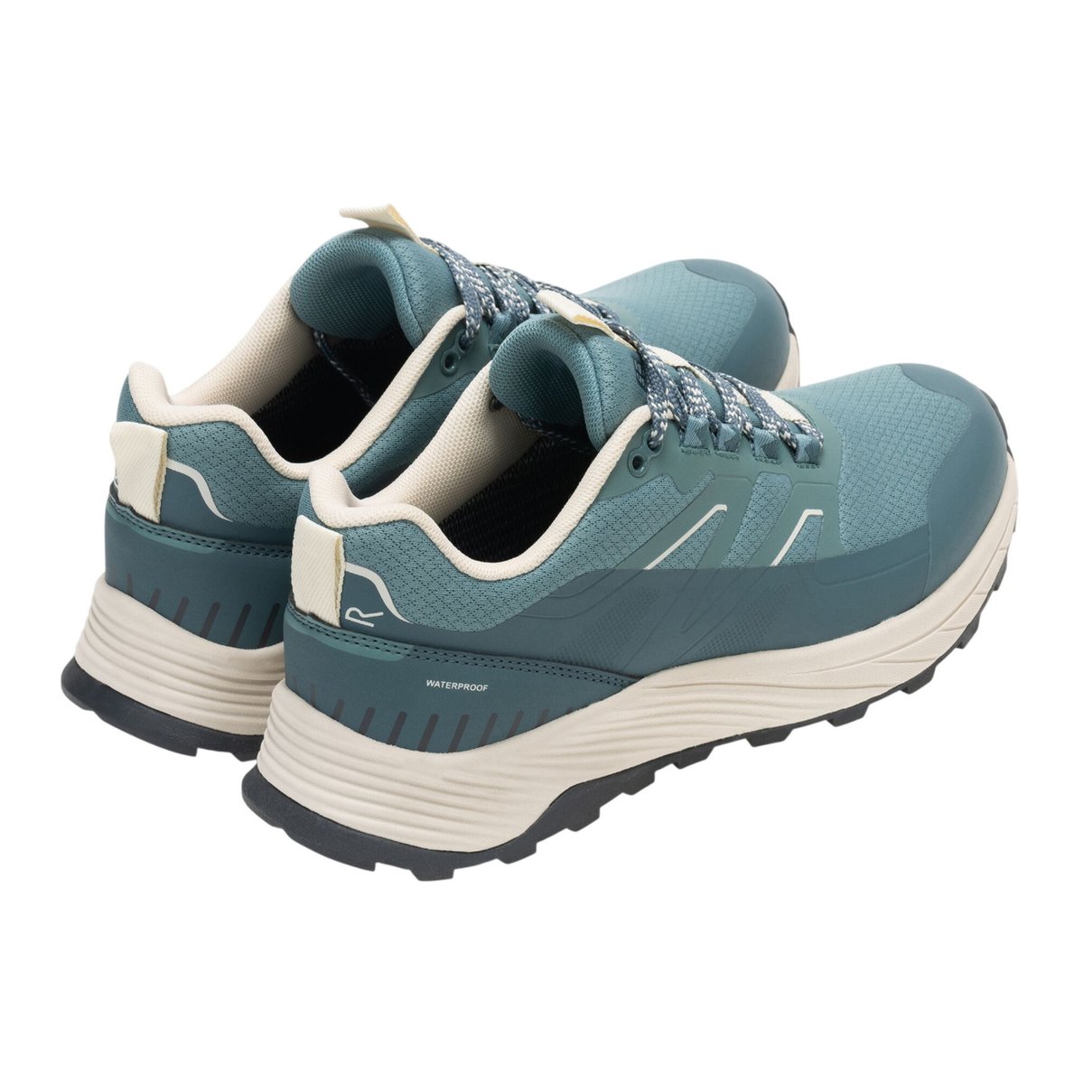 Baskets imperméables à lacets RAVIKA turquoise pastel, REGATTA