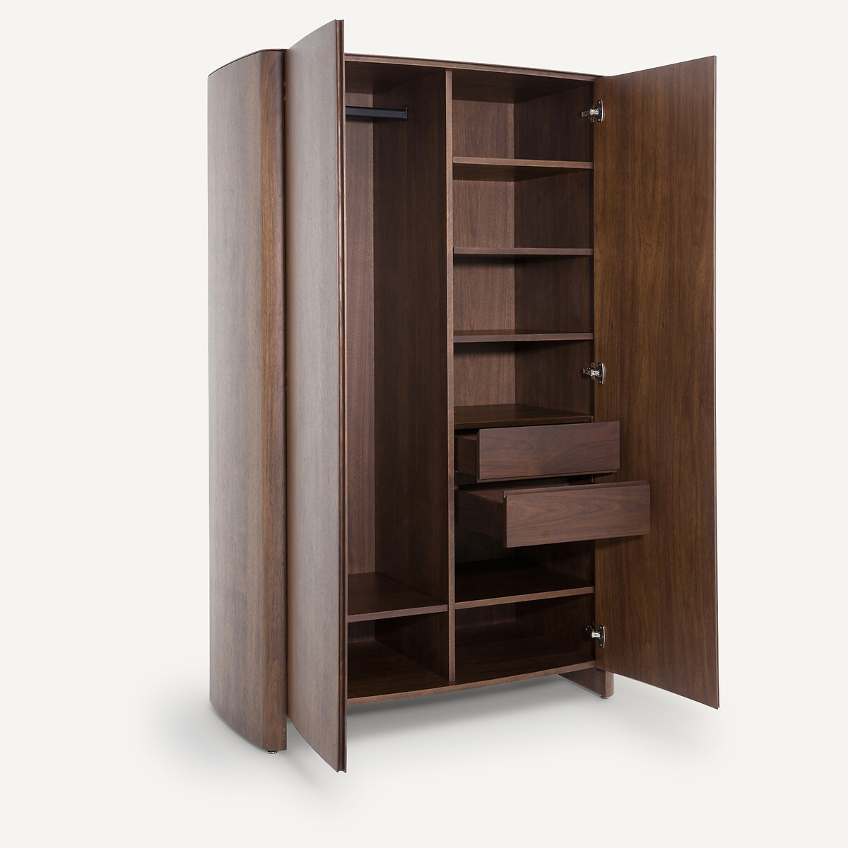 Armoire en plaqué noyer, Willow teinté coloris noyer, AM.PM