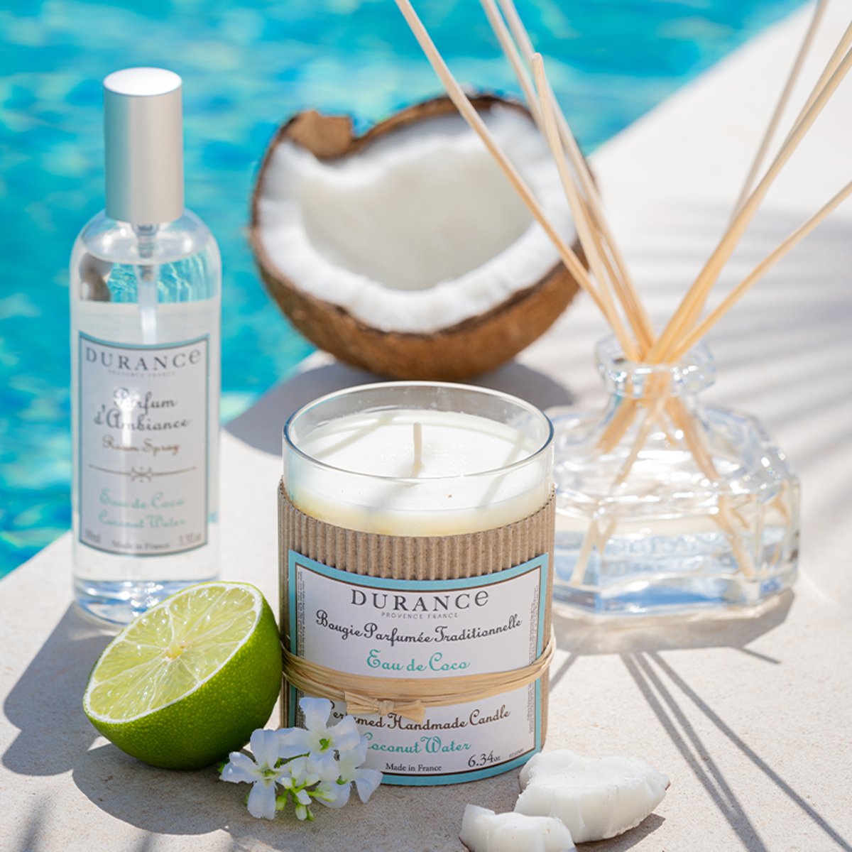 Recharge diffuseur de parfum EAU DE COCO couleur unique, DURANCE