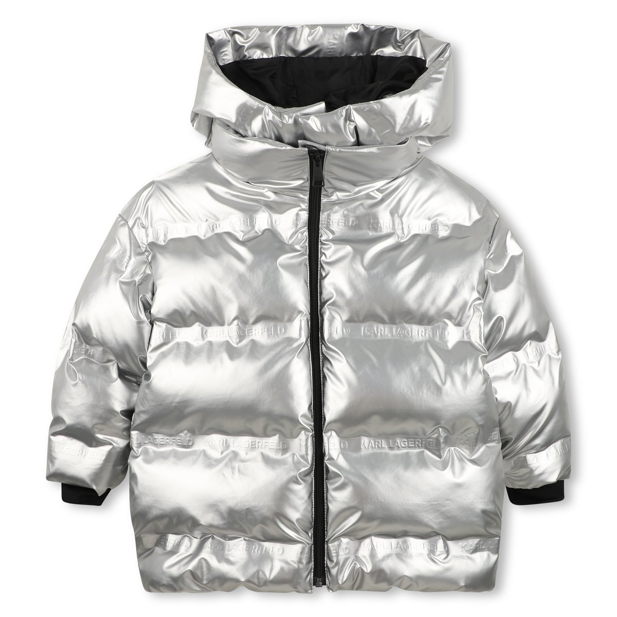 Doudoune à capuche silver, KARL LAGERFELD KIDS