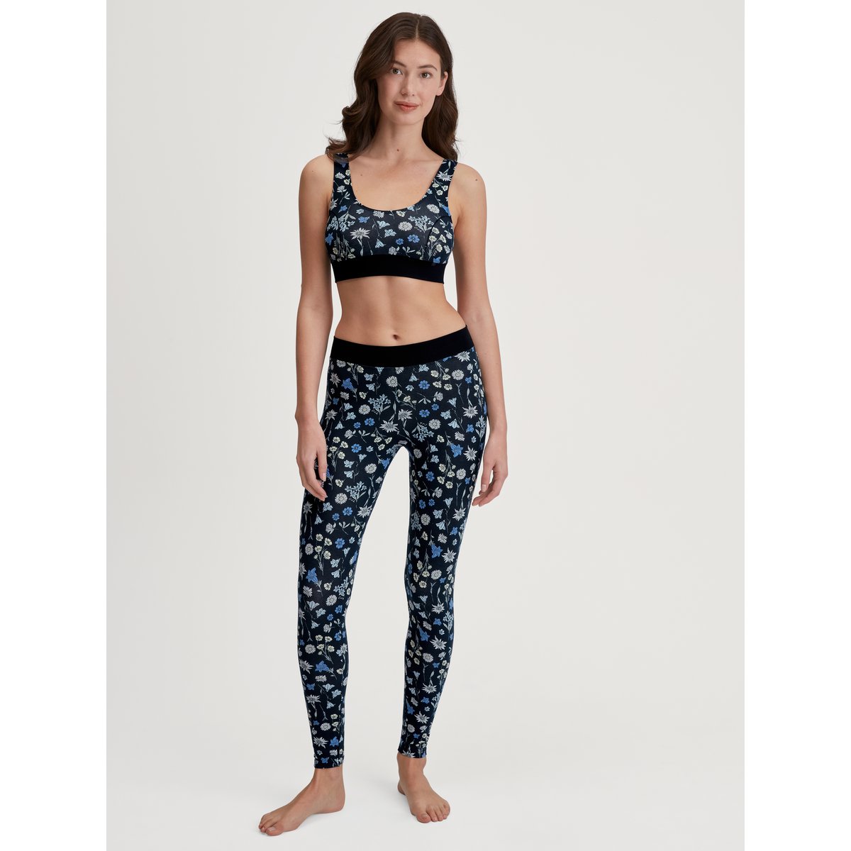 Leggings Coton ELASTIC TREND black print, CALIDA