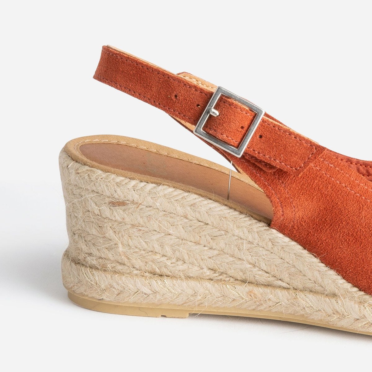 Sandale À Talon en cuir TAIS rouille, ERAM