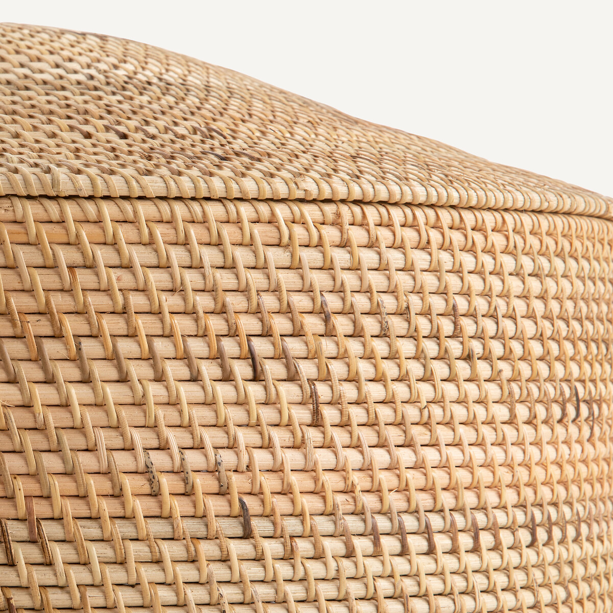 Panier en rotin et bambou tressé, Mirella naturel, AM.PM