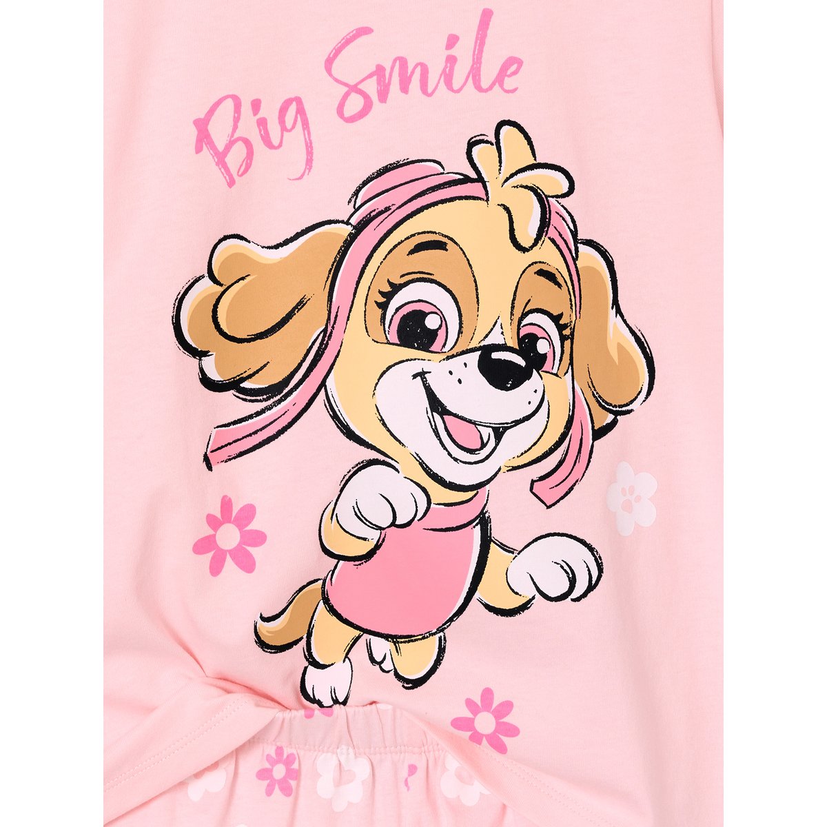 Pyjashort manches courtes rose pâle, VERTBAUDET