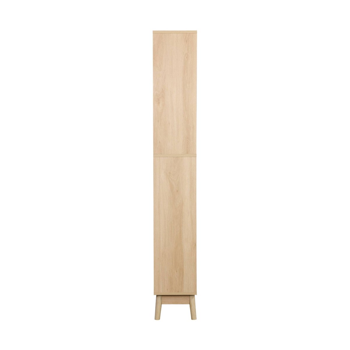 Colonne de rangement décor bois 3 étagères 2 tiroirs LINEAR naturel, SWEEEK