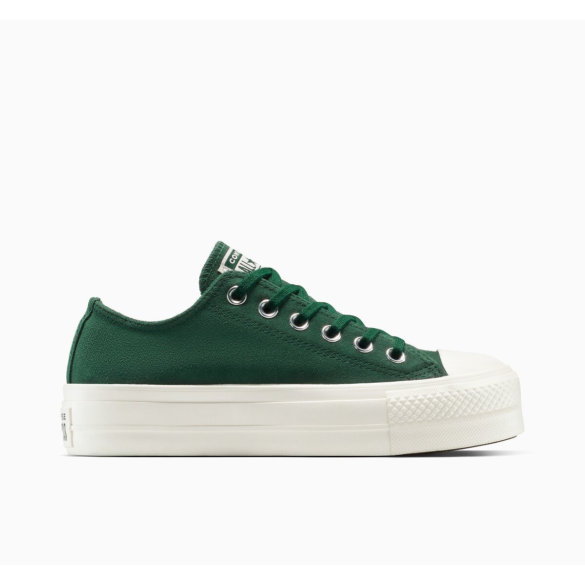 Sapatilhas All Star Lift Crafted Color Suede verde escuro, CONVERSE
