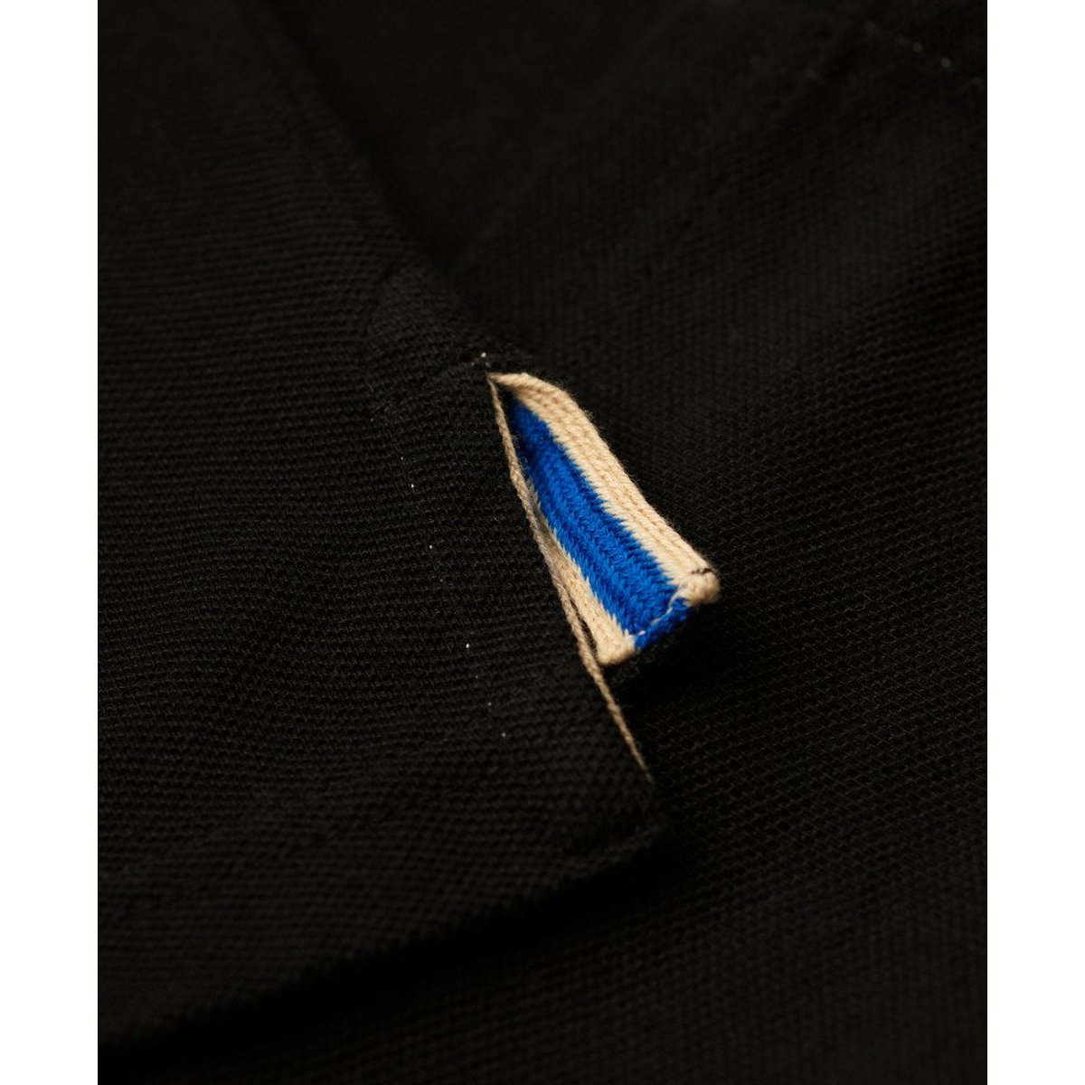 Polo Superstate noir 1, SUPERDRY