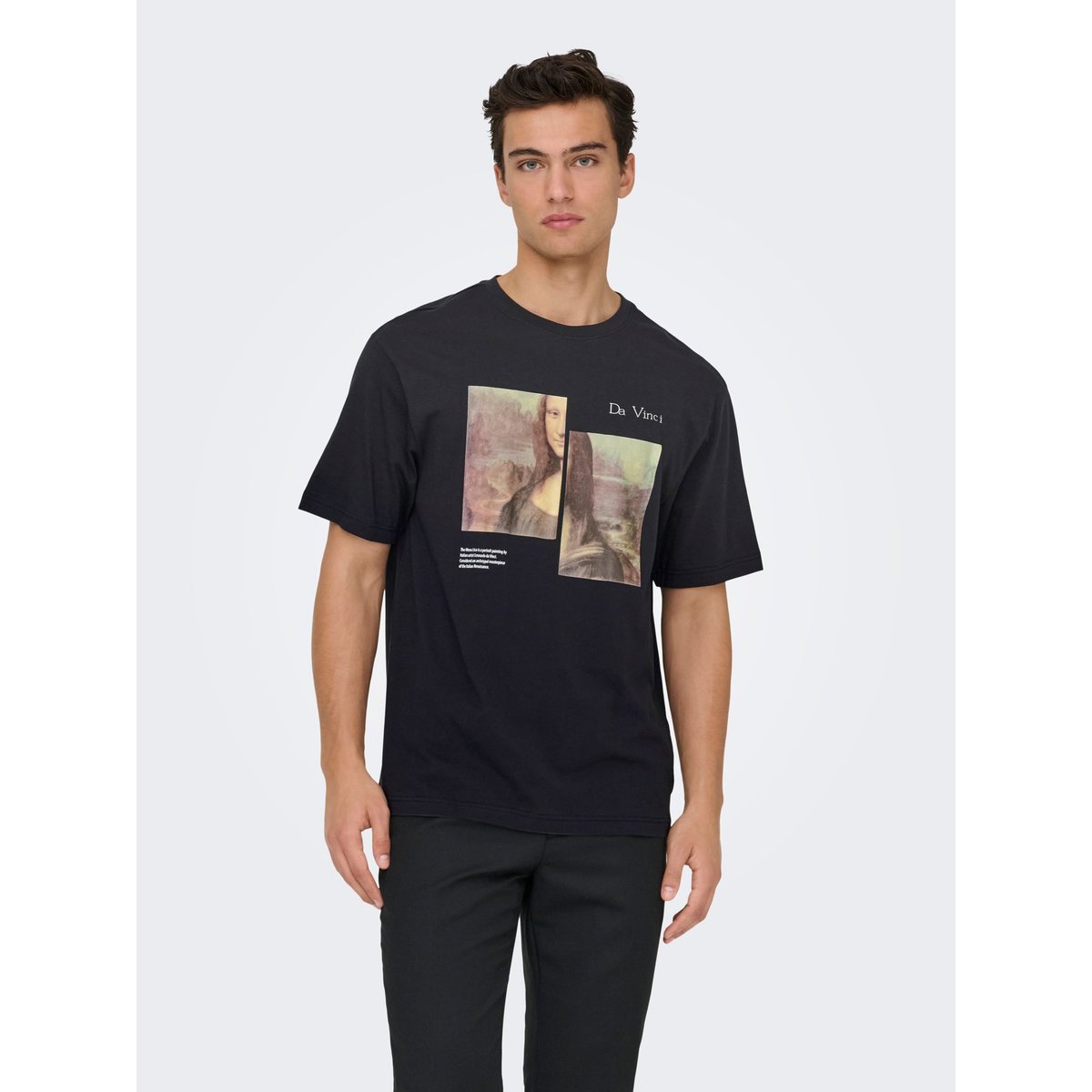 T-Shirt jet black, ONLY & SONS