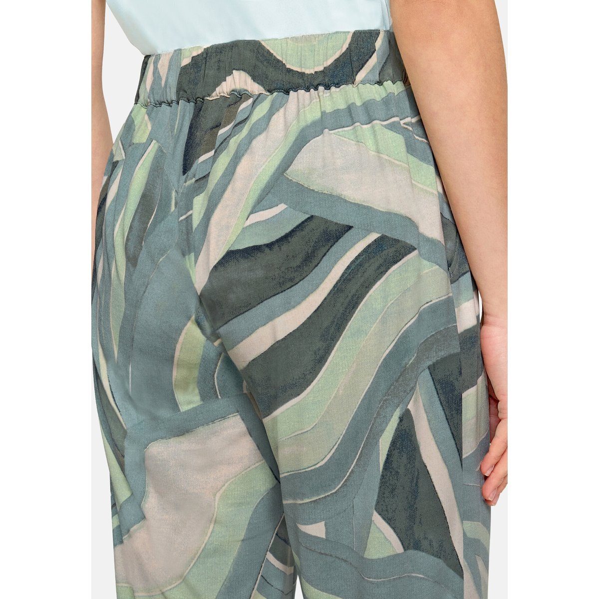 Pantalon à enfiler à poches extérieures mint/green, BETTY BARCLAY