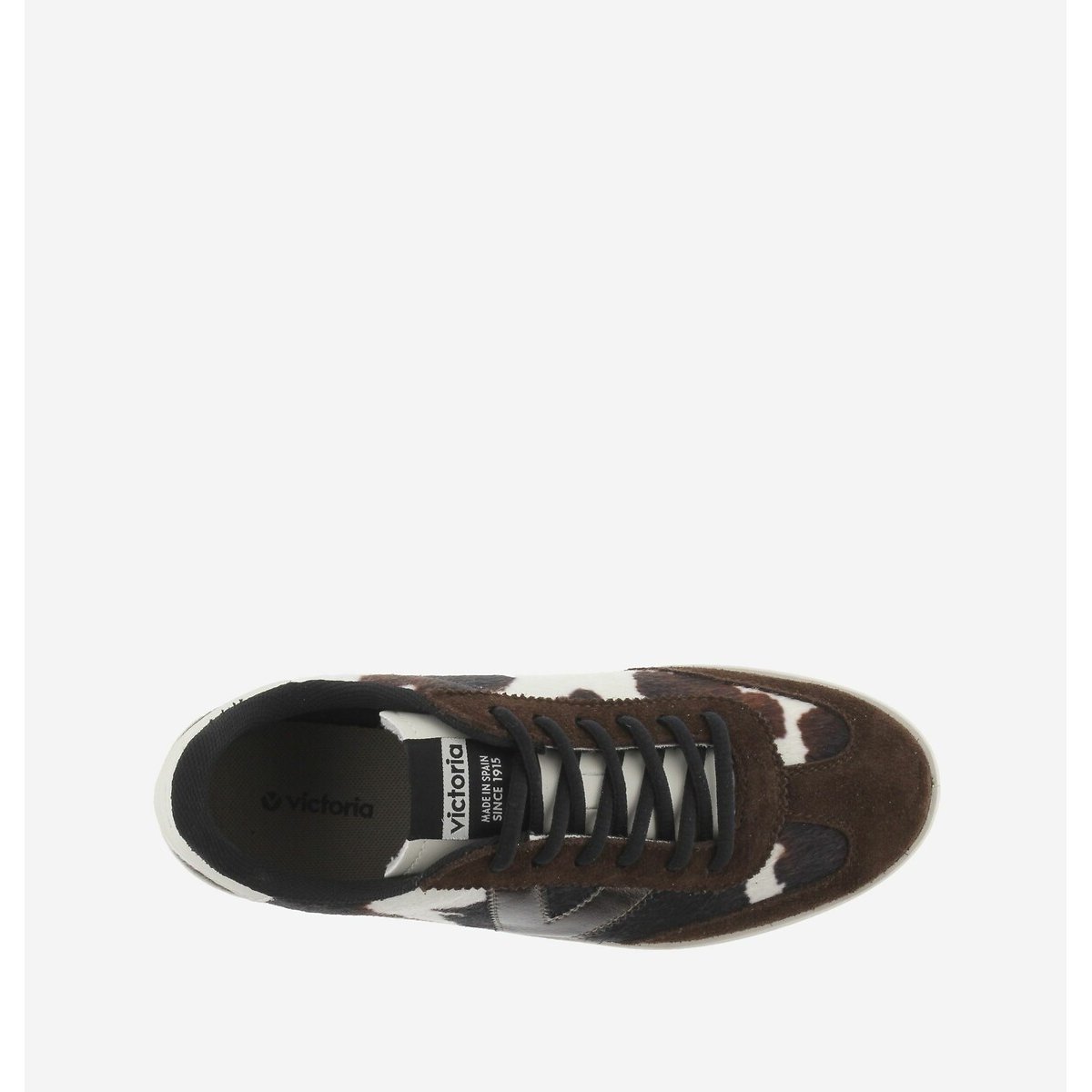 Berlin Ciclista Leather Trainers white/brown, VICTORIA