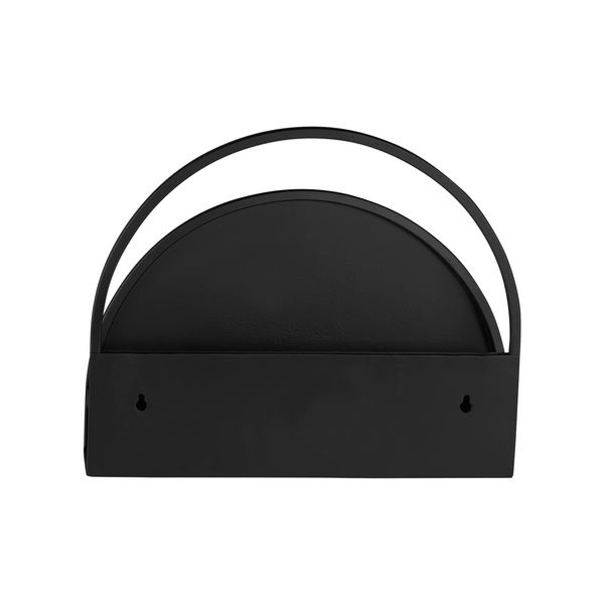 Etagère murale métal  40cm noir, ZAGO