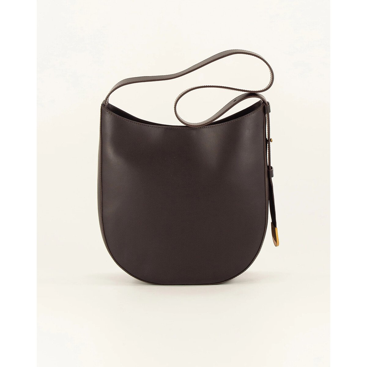 Grande Amo Leather Hobo Bag coffee, SESSUN